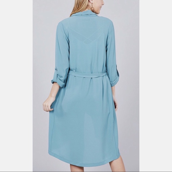 3/4 Roll up Sleeves Shawl - Picture 3 of 3